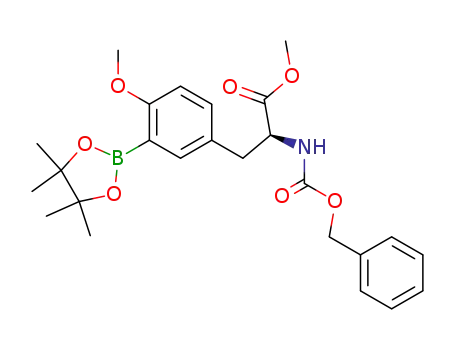 O-Methyl-N-[(phenylmethoxy)carbonyl]-3-(4,4,5,5-tetramethyl-1,3,2-dioxaborolan-2-yl)-L-tyrosine methyl ester