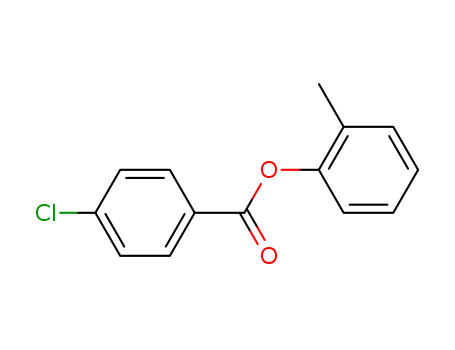 Molecular Structure of 6280-50-8 (2-methylphenyl 4-chlorobenzoate)