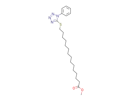 Pentadecanoic acid, 15-[(1-phenyl-1H-tetrazol-5-yl)thio]-, methyl ester