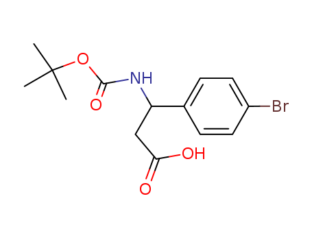 3-(4-Bromophenyl)-3-[(tert-butoxycarbonyl)amino]propanoic acid