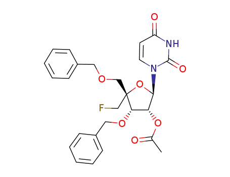2'-O-acetyl-3',5'-di-O-benzyl-4'-C-fluoromethyluridine