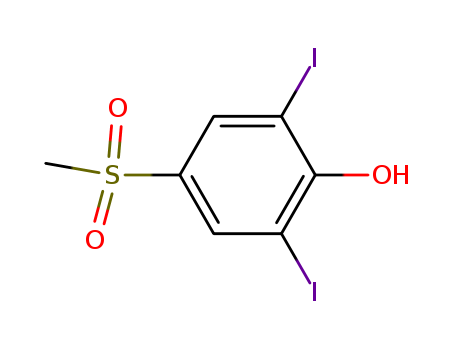 Phenol,2,6-diiodo-4-(methylsulfonyl)-