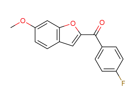 Molecular Structure of 683764-13-8 (Methanone, (4-fluorophenyl)(6-methoxy-2-benzofuranyl)-)
