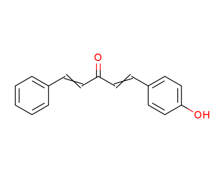 Molecular Structure of 15999-77-6 (1,4-Pentadien-3-one, 1-(4-hydroxyphenyl)-5-phenyl-)