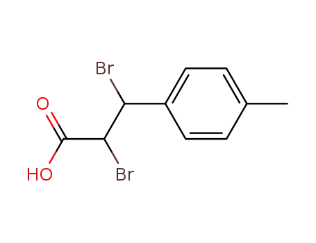 2,3-dibromo-3-<i>p</i>-tolyl-propionic acid