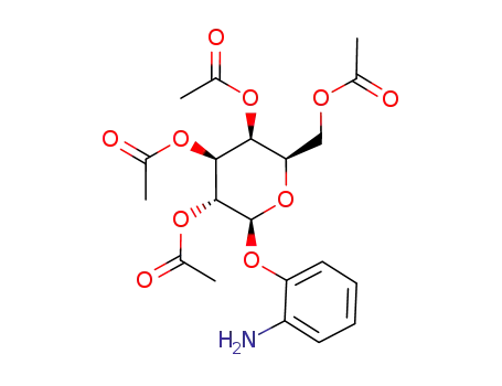 o-aminophenyl-2,3,4,6-tetraacetyl-β-D-galactopyranoside