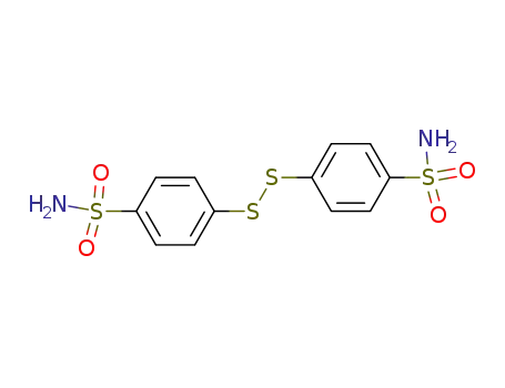 Molecular Structure of 16624-71-8 (4,4′-disulfanediyldibenzenesulfonamide)