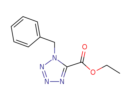 1H-Tetrazole-5-carboxylic acid, 1-(phenylmethyl)-, ethyl ester