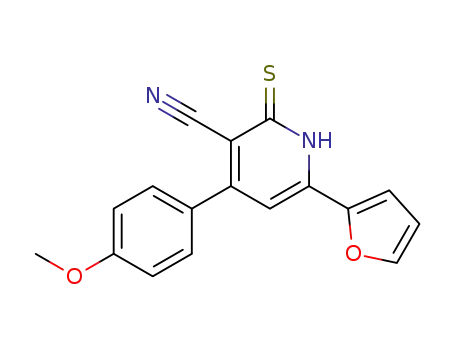6-(furan-2-yl)-4-(4-methoxyphenyl)-2-thioxo-1,2-dihydropyridine-3-carbonitrile