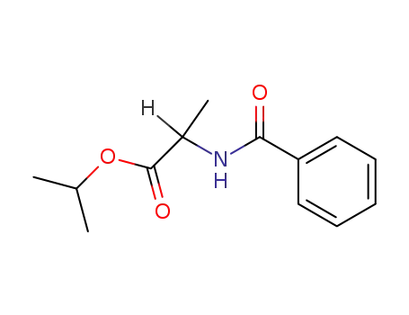 Alanine, N-benzoyl-, 1-methylethyl ester