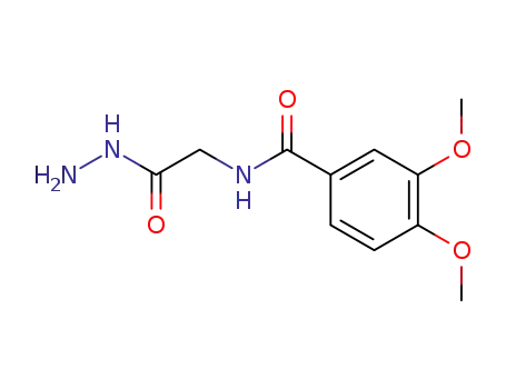 Molecular Structure of 223675-89-6 (N-(2-HYDRAZINO-2-OXOETHYL)-3,4-DIMETHOXYBENZAMIDE)