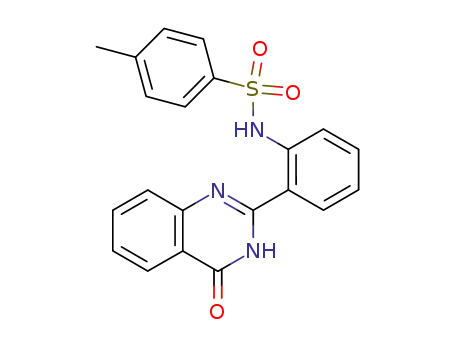 Molecular Structure of 32787-68-1 (N-[2-[(1,4-Dihydro-4-oxoquinazolin)-2-yl]phenyl]-4-methylbenzenesulfonamide)