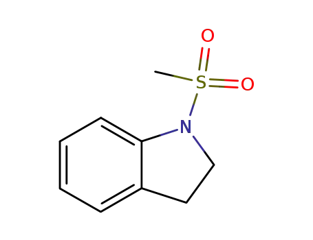 Molecular Structure of 5825-63-8 (1-Methanesulfonylindoline)