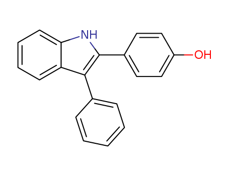Phenol, 4-(3-phenyl-1H-indol-2-yl)-