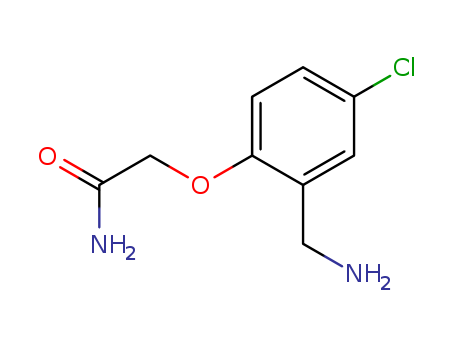 Molecular Structure of 195517-93-2 (Acetamide, 2-[2-(aminomethyl)-4-chlorophenoxy]-)