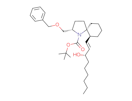 tert-butyl (2S,5S,6S)-2-benzyloxymethyl-6-[(1E,3S)-3-hydroxynon-1-enyl]-1-azaspiro[4.5]decane-1-carboxylate