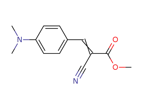 Molecular Structure of 3785-86-2 (methyl 2-cyano-3-[4-(dimethylamino)phenyl]prop-2-enoate)