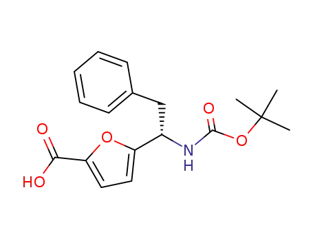 2-Furancarboxylic acid,
5-[(1S)-1-[[(1,1-dimethylethoxy)carbonyl]amino]-2-phenylethyl]-