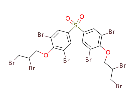 Molecular Structure of 42757-55-1 (Octabromobisphenol-S)