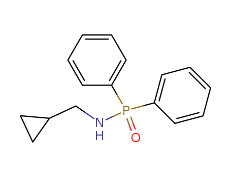 Molecular Structure of 68036-36-2 (N-(cyclopropylmethyl)-P,P-diphenylphosphinic amide)
