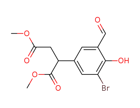 부탄이산, 2-(3-브로모-5-포르밀-4-히드록시페닐)-, 1,4-디메틸 에스테르