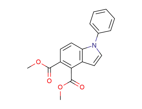 dimethyl 1-phenylindole-4,5-dicarboxylate