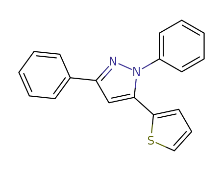 1H-Pyrazole, 1,3-diphenyl-5-(2-thienyl)-