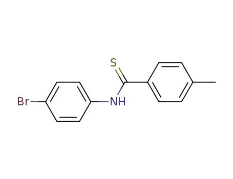 Molecular Structure of 127351-06-8 (N-(4-bromophenyl)-4-methylbenzenecarbothioamide)
