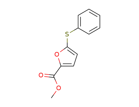 2-Furancarboxylic acid, 5-(phenylthio)-, methyl ester