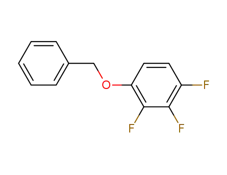 Molecular Structure of 392309-26-1 (Benzene, 1,2,3-trifluoro-4-(phenylmethoxy)-)