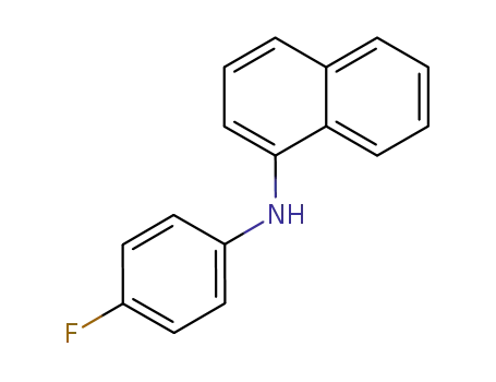 Molecular Structure of 575-26-8 ((4-FLUORO-PHENYL)-NAPHTHALEN-1-YL-AMINE)