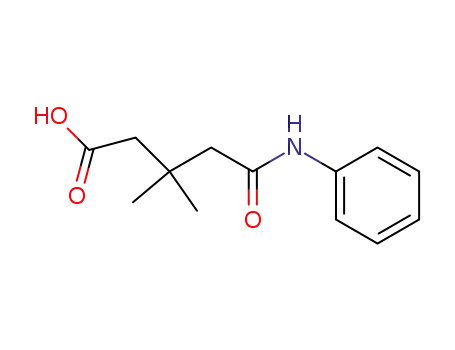 3,3-dimethyl-5-oxo-5-(phenylamino)pentanoic acid