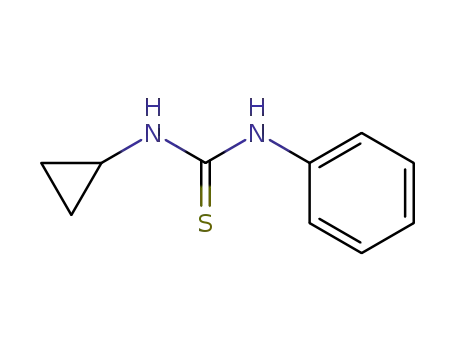Molecular Structure of 77991-97-0 (1-cyclopropyl-3-phenylthiourea)