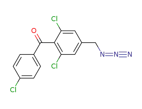 (4-(azidomethyl)-2,6-dichlorophenyl)(4-chlorophenyl)methanone