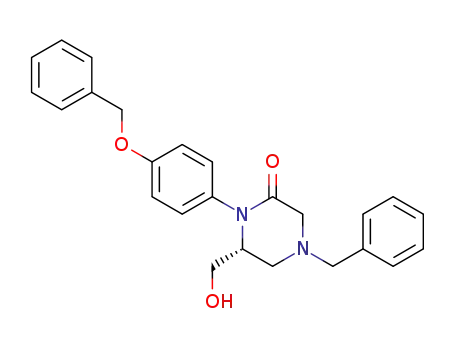 (R)-1-(4-BENZYLOXYPHENYL)-4-BENZYL-6-HYDROXYMETHYL-PIPERAZIN-2-ONE