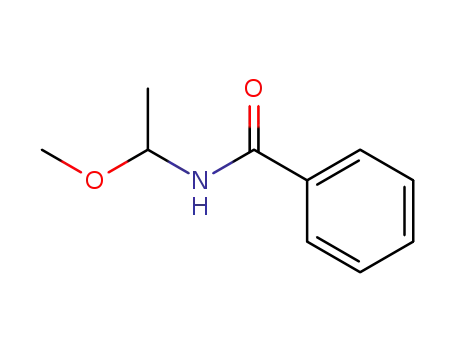 Molecular Structure of 115245-46-0 (Benzamide,  N-(1-methoxyethyl)-)