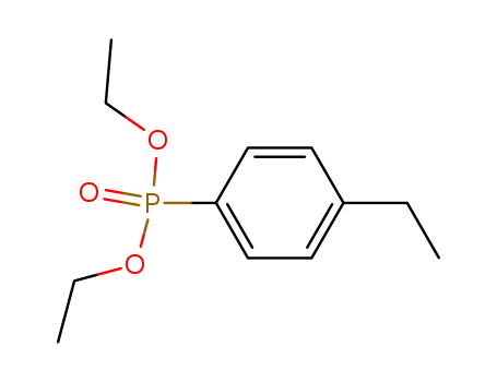 Molecular Structure of 72596-29-3 (Phosphonic acid, (4-ethylphenyl)-, diethyl ester)