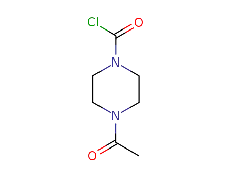 Molecular Structure of 58314-71-9 (1-Piperazinecarbonyl chloride, 4-acetyl-)