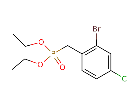 diethyl <(2-bromo-4-chlorophenyl)methyl>phosphonate