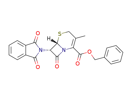 (6S,7S)-benzyl 7-(1,3-dioxoisoindolin-2-yl)-3-methyl-8-oxo-5-thia-1-azabicyclo[4.2.0]oct-2-ene-2-carboxylate