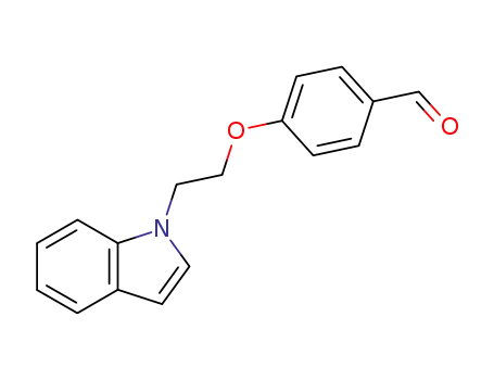 Benzaldehyde, 4-[2-(1H-indol-1-yl)ethoxy]-