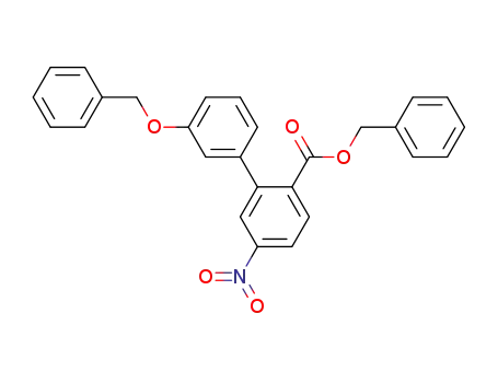 3'-benzyloxy-5-nitro-biphenyl-2-carboxylic acid benzyl ester