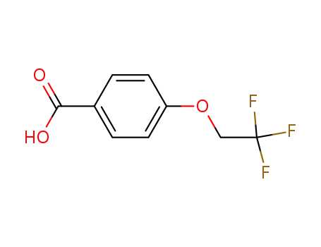 Molecular Structure of 27914-56-3 (4-(2,2,2-trifluoroethoxy)benzoic acid)