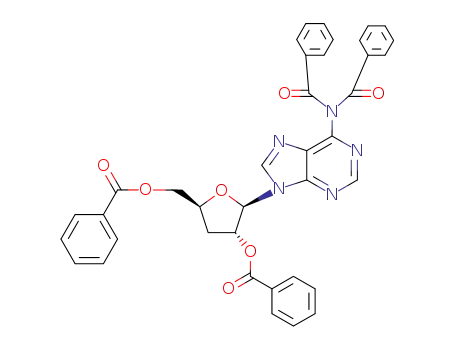 (2R,3R,5S)-2-[6-(N-benzoylbenzamido)-9H-purin-9-yl]-5-[(benzoyloxy)methyl]oxolan-3-yl benzoate