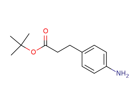 Molecular Structure of 103790-48-3 (TERT-BUTYL 3-(4-AMINOPHENYL)PROPANOATE)