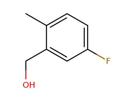 Molecular Structure of 22062-54-0 (5-FLUORO-2-METHYLBENZYL ALCOHOL)