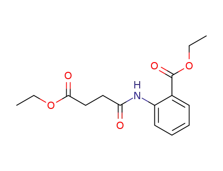 Molecular Structure of 120572-43-2 (2-[(4-ETHOXY-1,4-DIOXOBUTYL)AMINO]BENZOIC ACID ETHYL ESTER)