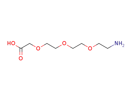 Molecular Structure of 134978-99-7 (Acetic acid, [2-[2-(2-aminoethoxy)ethoxy]ethoxy]-)