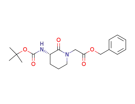 (S)-Benzyl 2-(3-((tert-butoxycarbonyl)amino)-2-oxopiperidin-1-YL)acetate