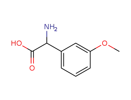 Molecular Structure of 7314-43-4 (AMINO-(3-METHOXY-PHENYL)-ACETIC ACID)